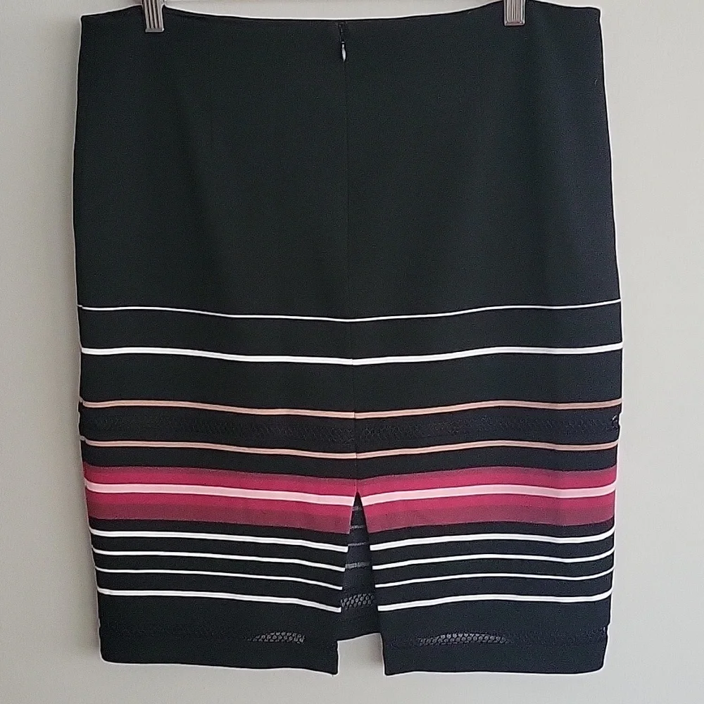 WHBM Striped Pencil Skirt Size 14P